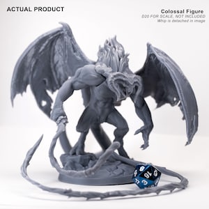 Minijuego de rol de mesa impreso en 3D Fire Demon SIN PINTAR