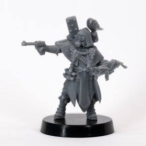Human Cleric 3D Printed Tabletop RPG Minis UNPAINTED