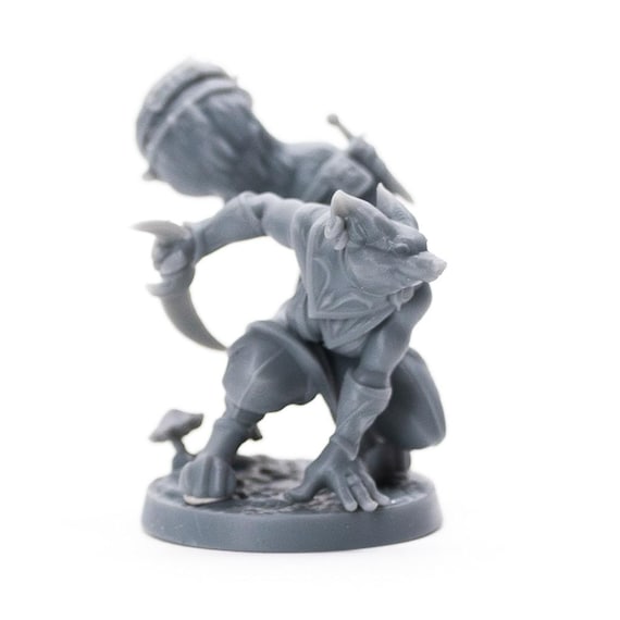 Foxfolk Rogue Miniature – Fox Thief in Durable Resin