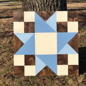 Stained & Handpainted Barn Quilt