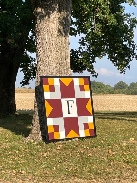 12x12 inch exterior-grade plywood barn quilt panel weatherproof