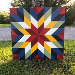 Barn Quilts 4’x4’ 3’x3’ 2’x2’ 1’x1’