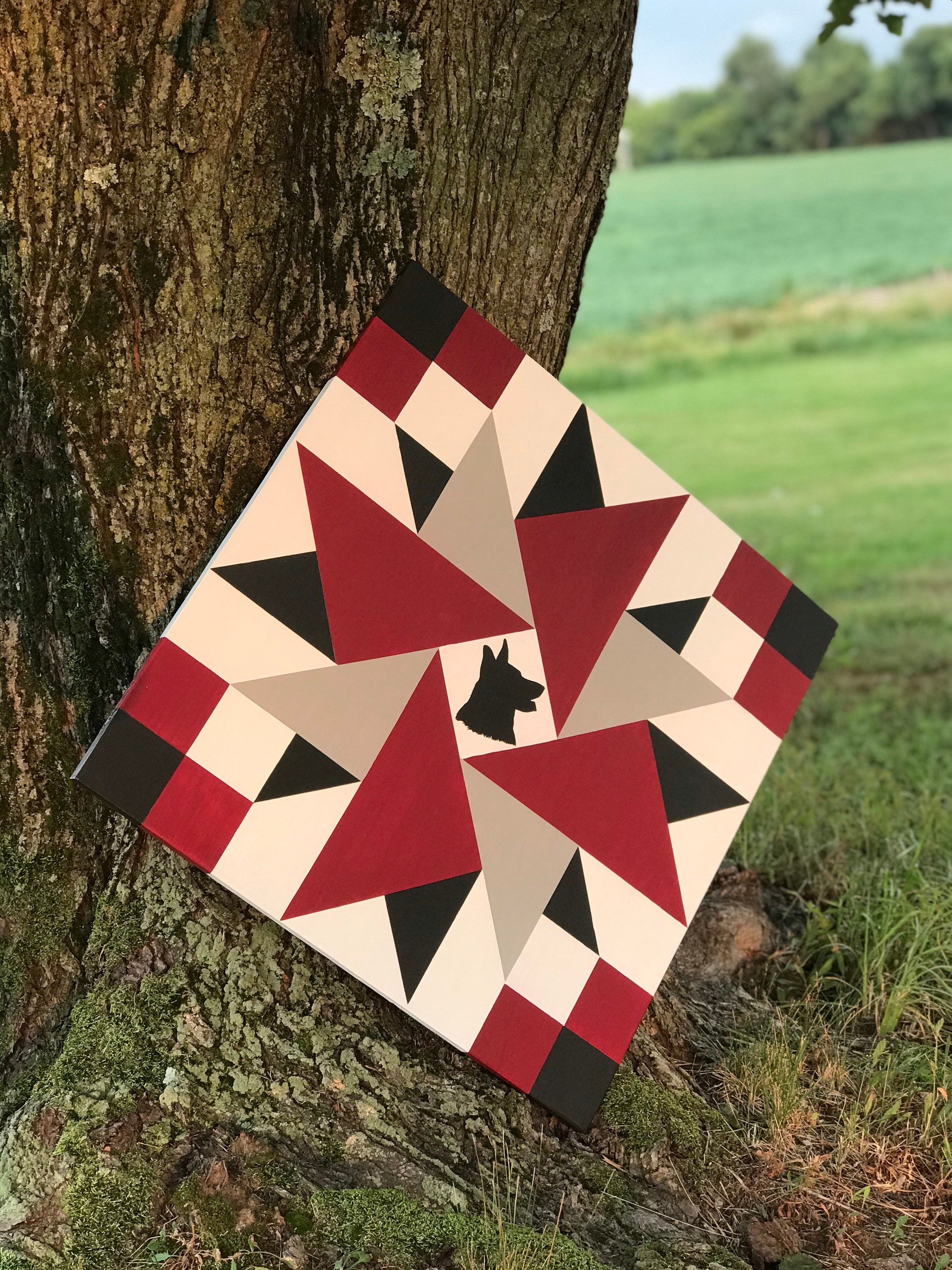Custom Barn Quilt Sign: Personalized Pattern, Color Choice - Etsy