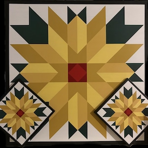 HANDPAINTED SUNFLOWER, BARN Quilt, Outdoor, Indoor, Free Personalization