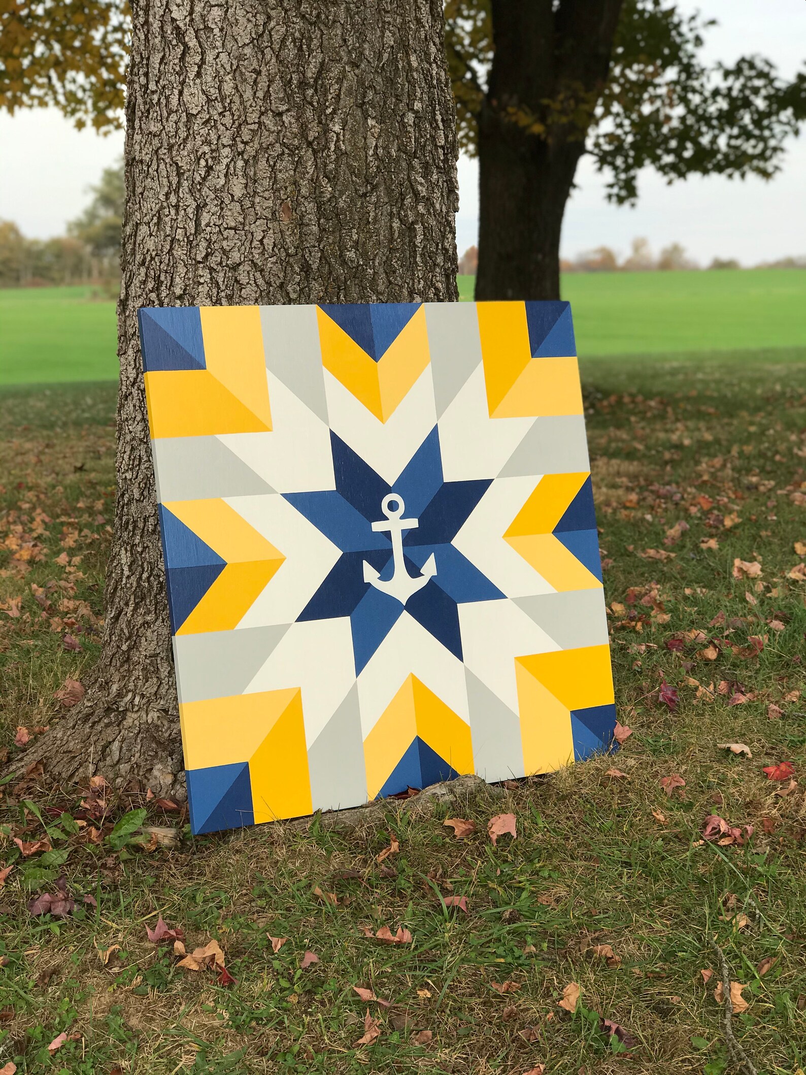 8 Point Star Handcrafted Barn Quilt - Etsy