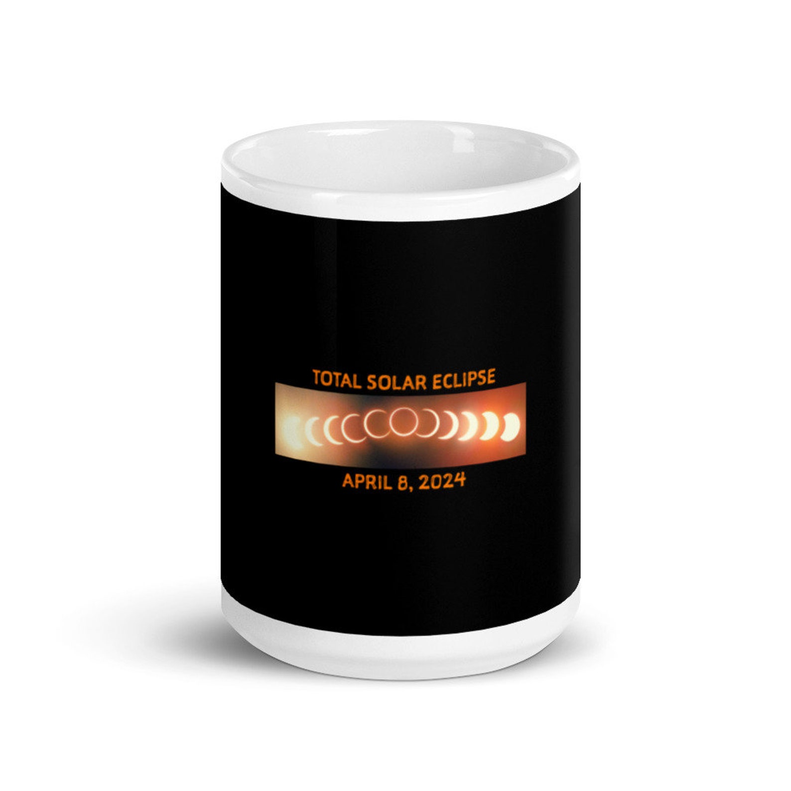 Total Solar Eclipse April 2025 Ceramic Coffee Mug Etsy UK