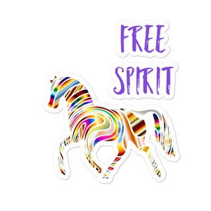 Autocollants gratuits sans bulles Spirit Equine Horse