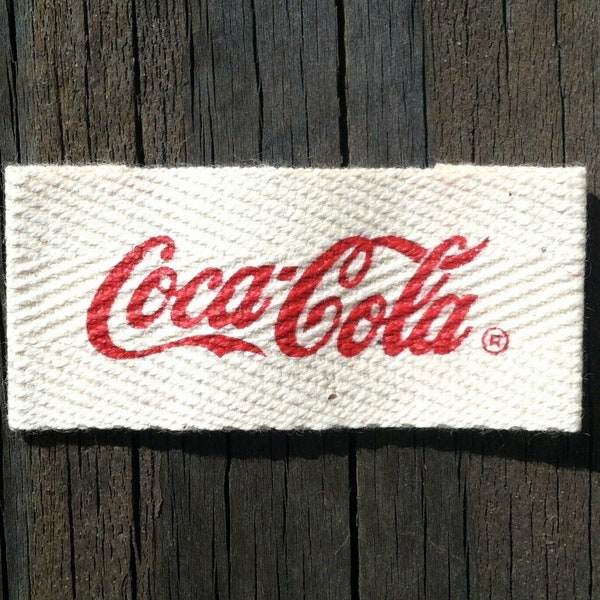 Toppa uniforme COCA-COLA anni '50 - Stile Fishtail - Coca Cola Soda Jerk Coke antica vintage originale