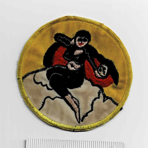 WW2 FIGHTING FURIES 1st Fighter Day Squadron USAAF Us Army Air Force Shoulder Patch Cloth Quilt Wwii Vintage