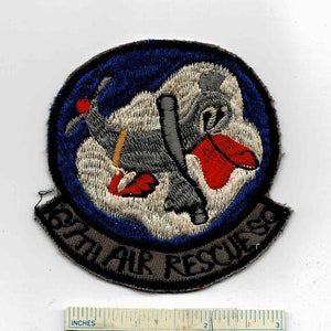 Vietnam War 167th AIR RESCUE Sar Search Us Air Force Shoulder Patch Usaf Quilt Nam