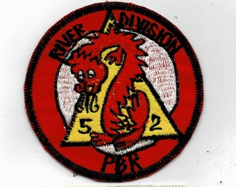 Vietnam War RIVER RATS Patrol Boat Swift Gunboat Subdued US Navy Usn Shoulder Patch Quilt Nam Div