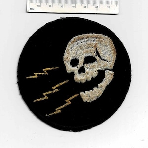 Vietnam War SPECIAL FORCES Recon Team Ops Us Army Skull Shoulder Patch Quilt Nam Div