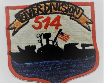 Vietnam War RIVER RATS Patrol Boat Swift Gunboat Subdued US Navy Usn Shoulder Patch Quilt Nam Div