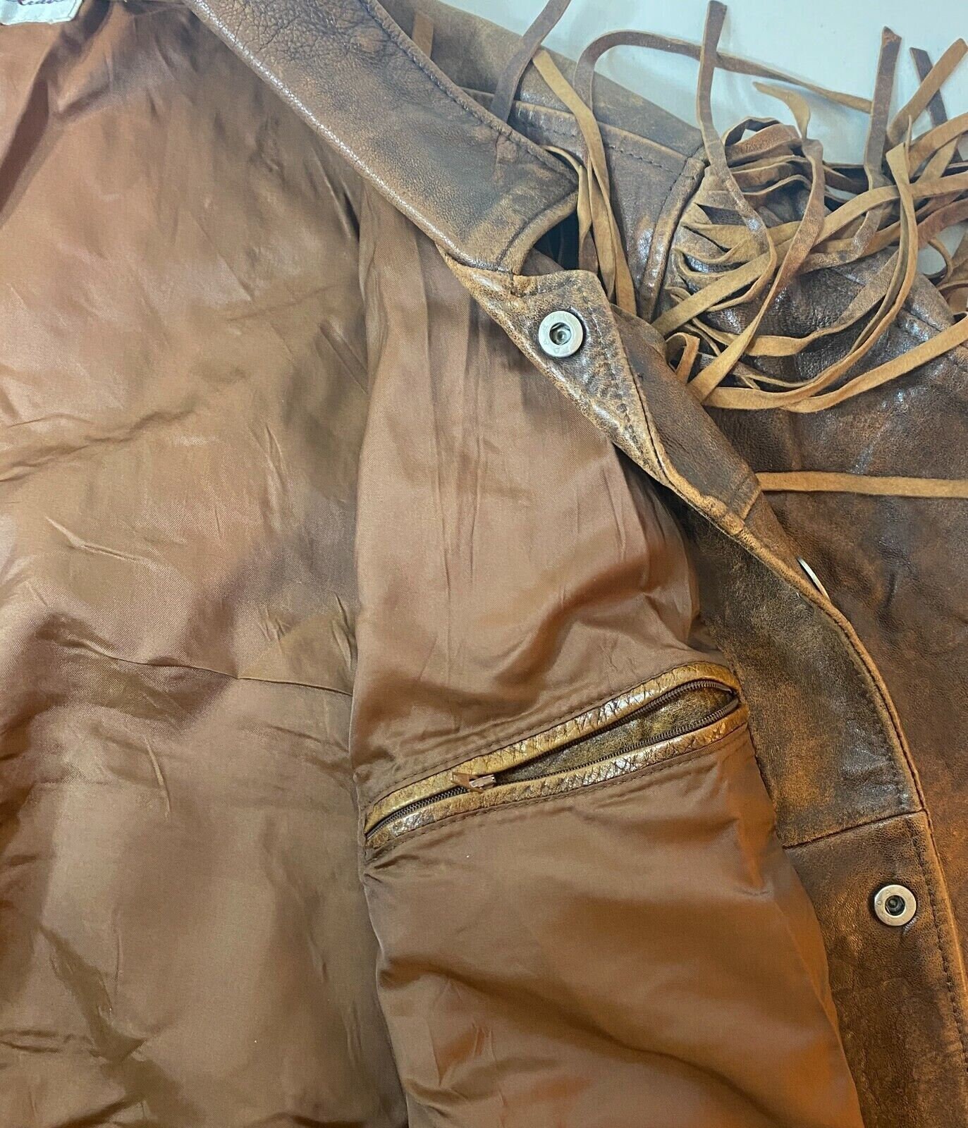 C1970s INDIAN MOTORCYCLE Leather Jacket W/ Patches by Julian C1970s INDIAN MOTORCYCLE Leather Jacket W/ Patches by Julian