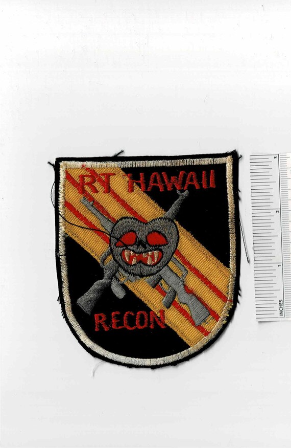 T Vietnam War RT HAWAII Recon Team Special Ops Forces Us Army Etsy