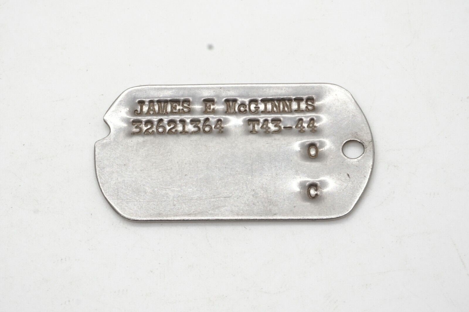 Dog Tags Genuine Military Issue Stainless Steel Personalized
