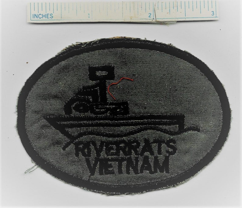 Vietnam War RIVER RATS Patrol Boat Swift Gunboat Subdued US Navy Usn Shoulder Patch Quilt Nam Div