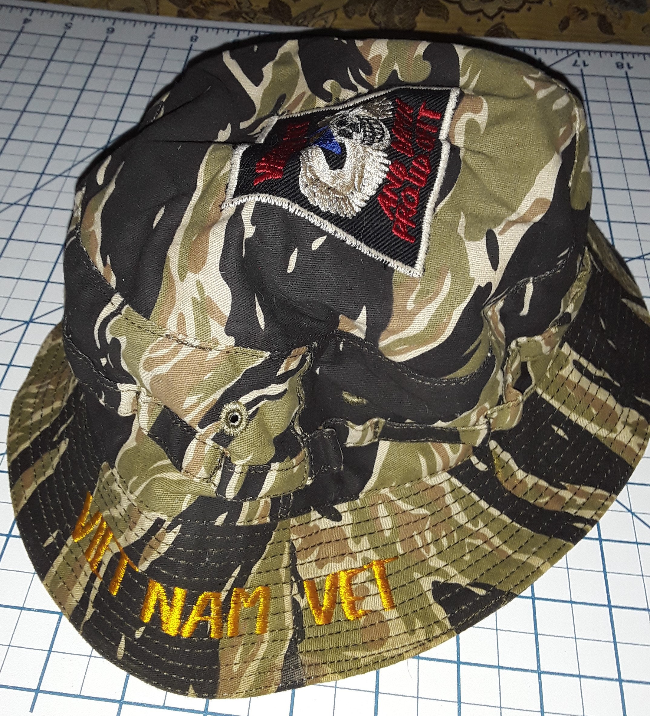 Vietnam War BOONIE HAT W/ Vet Patch Camo Jungle 1 NOS Green Berets Special  Forces Ops Recon Team Us Army Usmc Usaf Usn Marine Corps Nam -  Norway