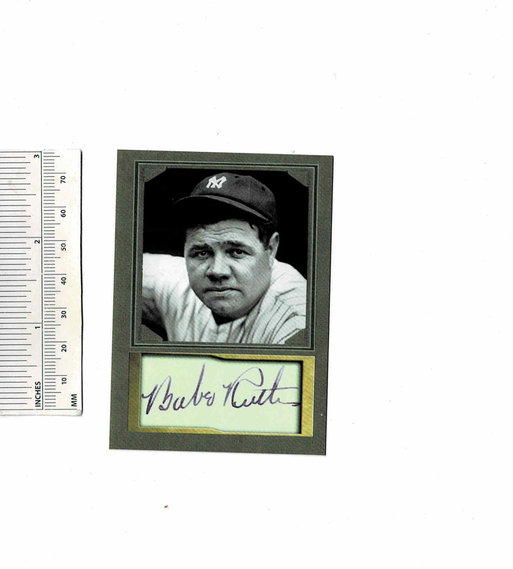 New York Yankees Baseball Babe Ruth Vintage Photo Iron On Transfer