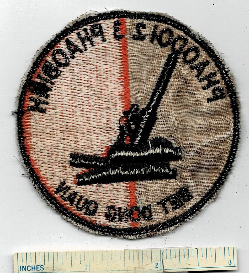 Vietnam War 23rd ARTILLERY BATT Bn Arvn Shoulder Patch Cloth Quilt Vintage Nam Div