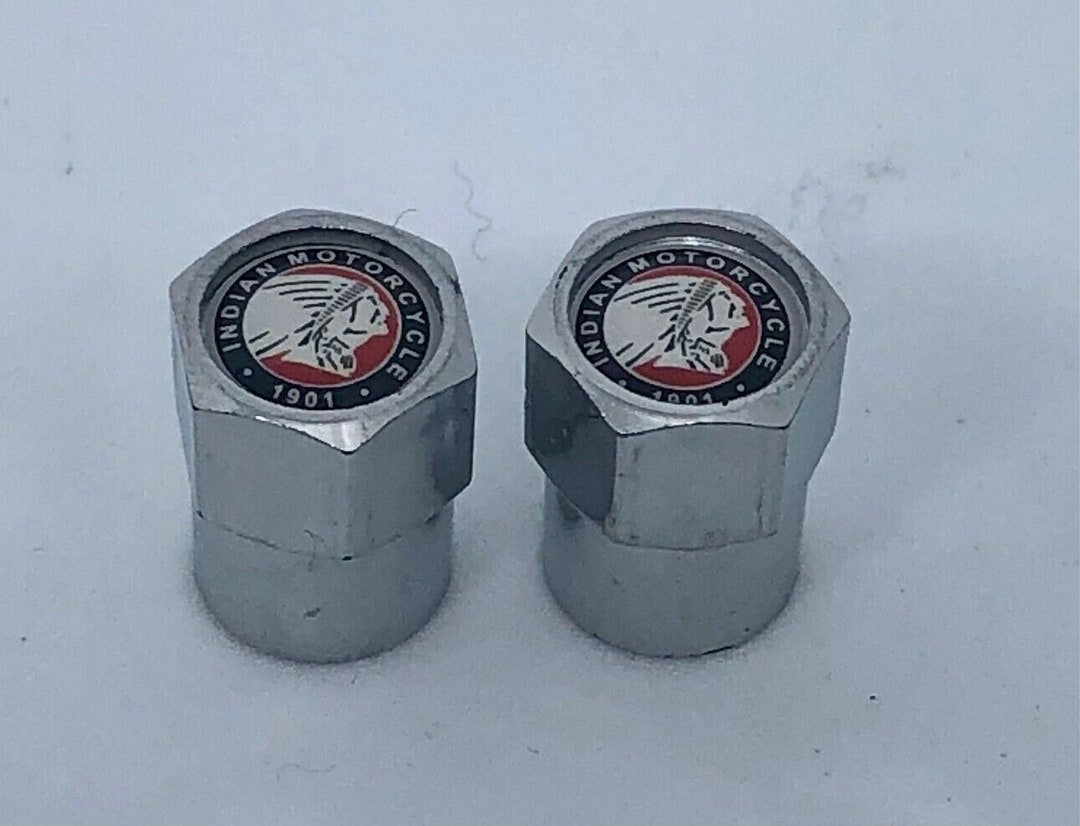 New Lot of 2 INDIAN MOTORCYCLE Tire Valve Stem Caps Plastic Biker Etsy