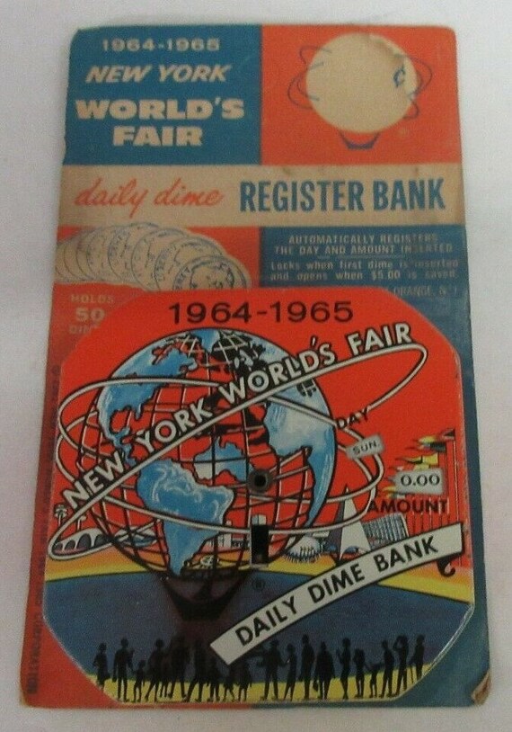 Extremely Rare NY New York Worlds Fair 1964-1965 Unisphere