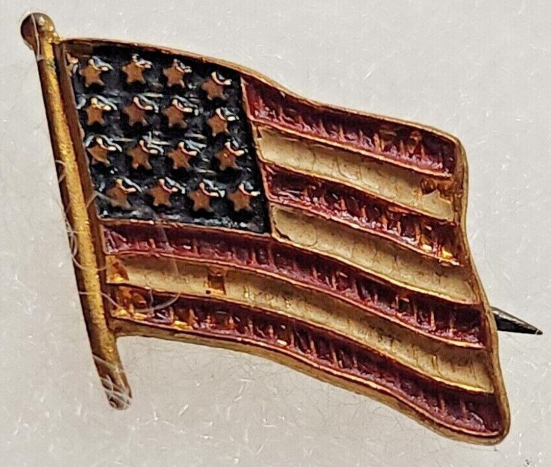 WW1 US FLAG Homefront Sweetheart Pin Us Army Wwi Pinback Metal AEF - Etsy