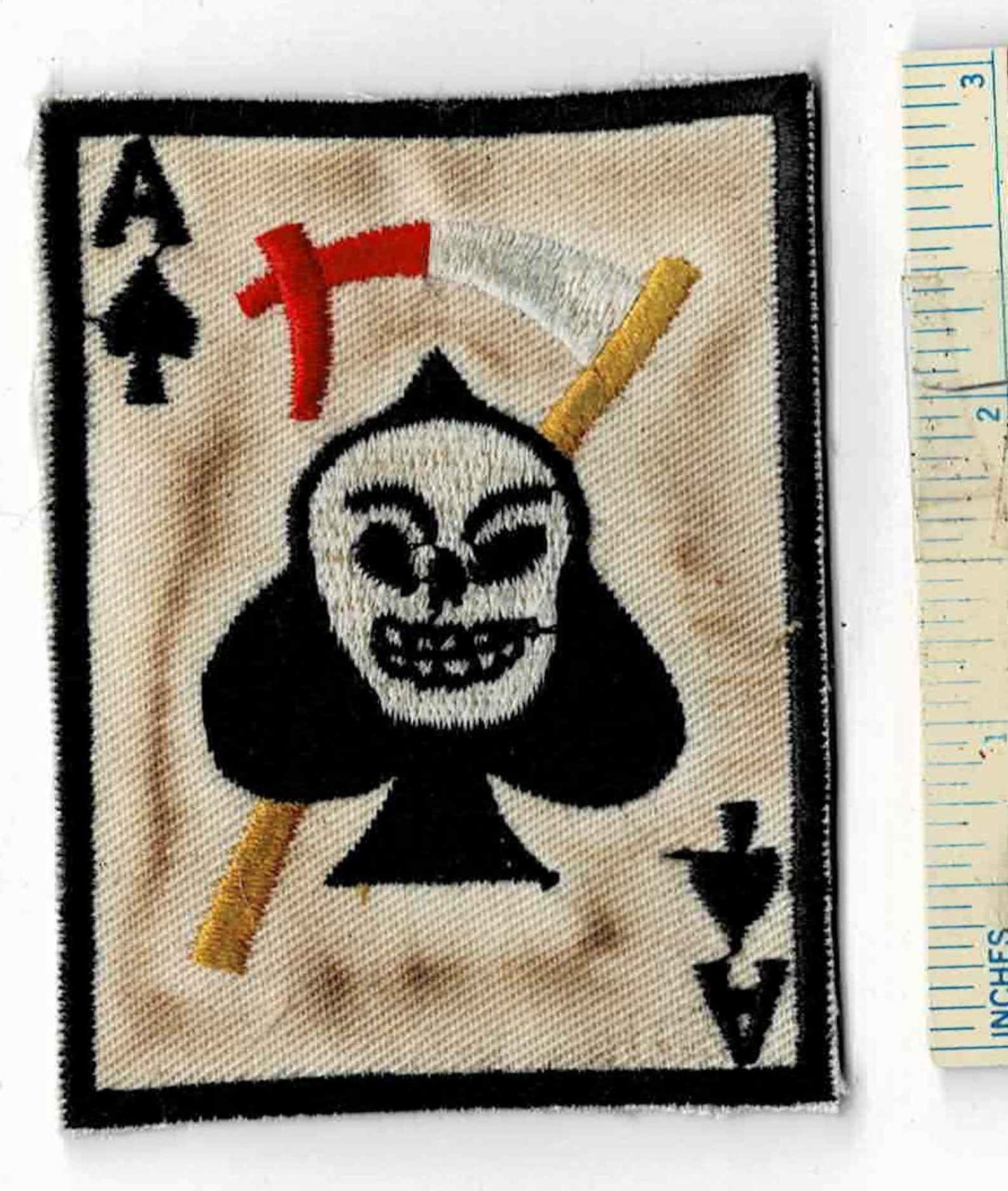 Vietnam War DEATH'S HEAD Ace of Spades Special Ops Forces Etsy
