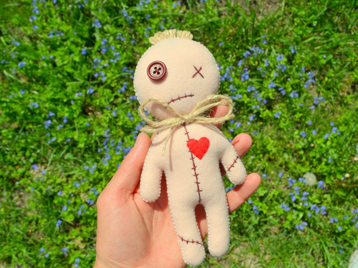 Voodoo doll plush Cute custom plushie Friend birthday gift Etsy