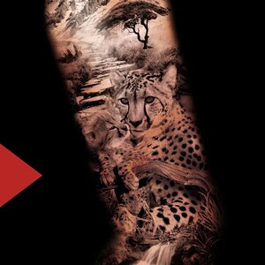 ORDER TATTOO PROJECT xl size Order Custom Passionate Artist Tattoo Project (up to 10 reference photos)
