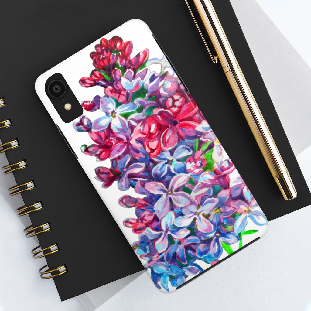 Lilac Flowers Cover Case Mate Tough Phone Cases Etsy