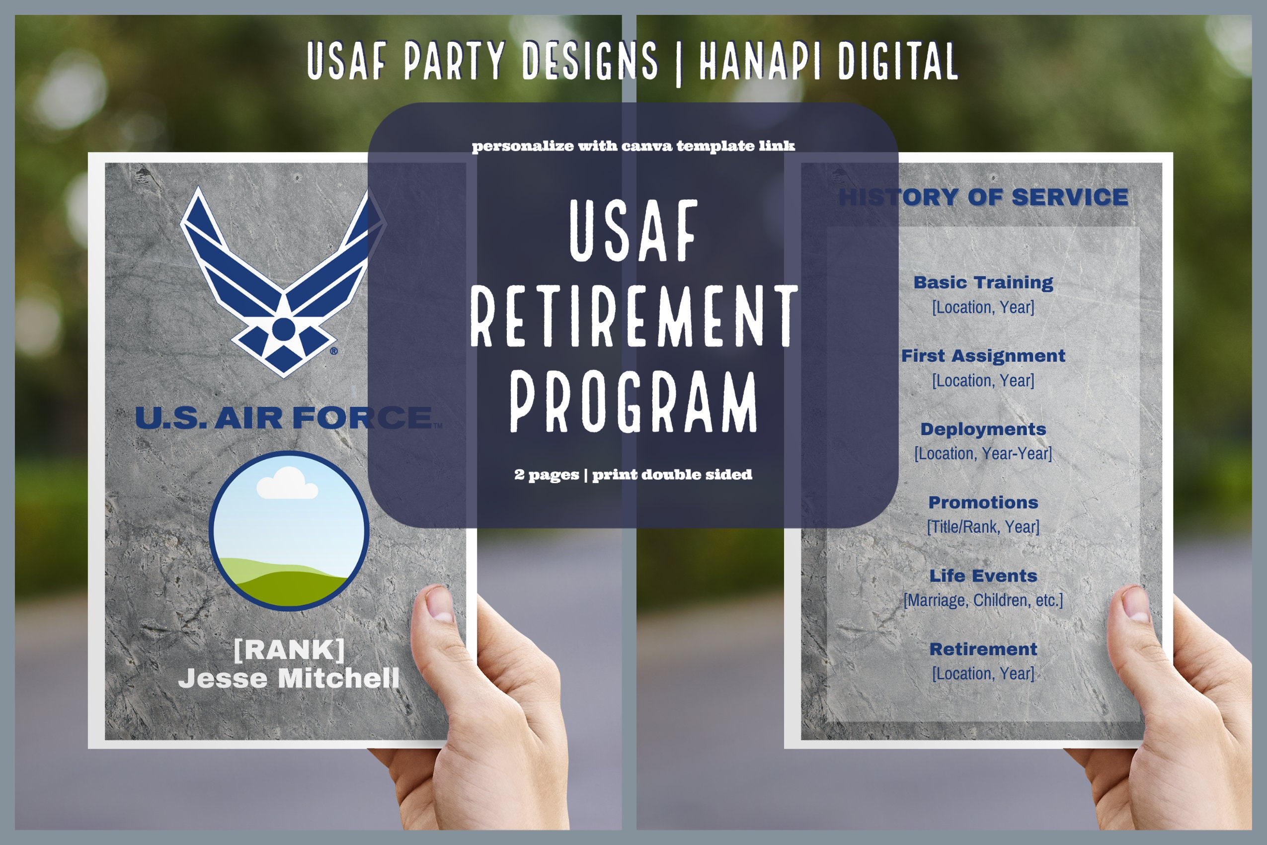 Veteran RETIREMENT PROGRAM USAF United States Air Force Etsy