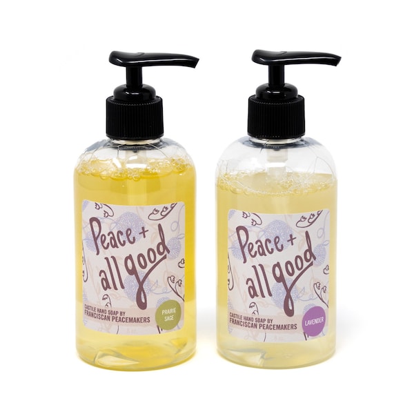 Franciscan Peacemakers | 2-Pack Liquid Hand Soap - Lavender and Prairie Sage