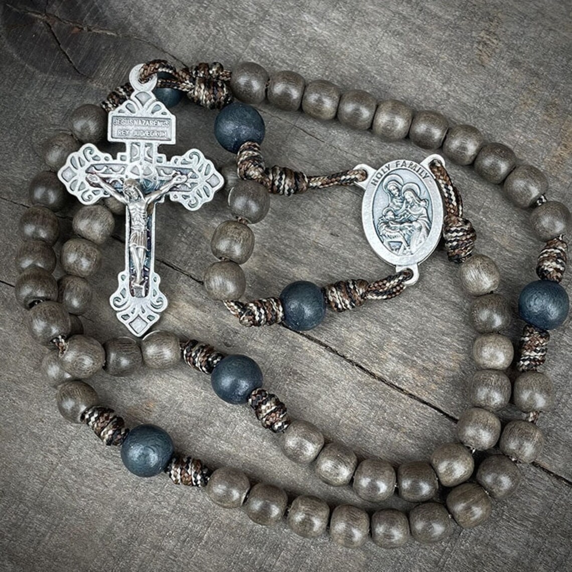 Hand Made Rosary Holy Family The Catholic Woodworker 95 | Etsy