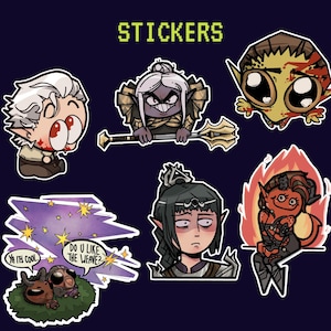 BG3 Meme Stickers