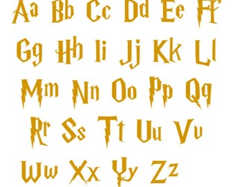 WIZARD FONT Cross Stitch Font - Instant Download PDF