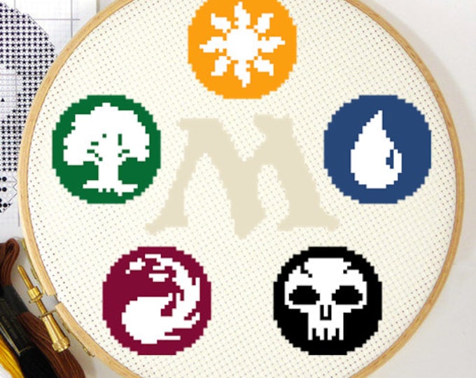 MAGIC the GATHERING Cross Stitch Instant Download PDF - Etsy