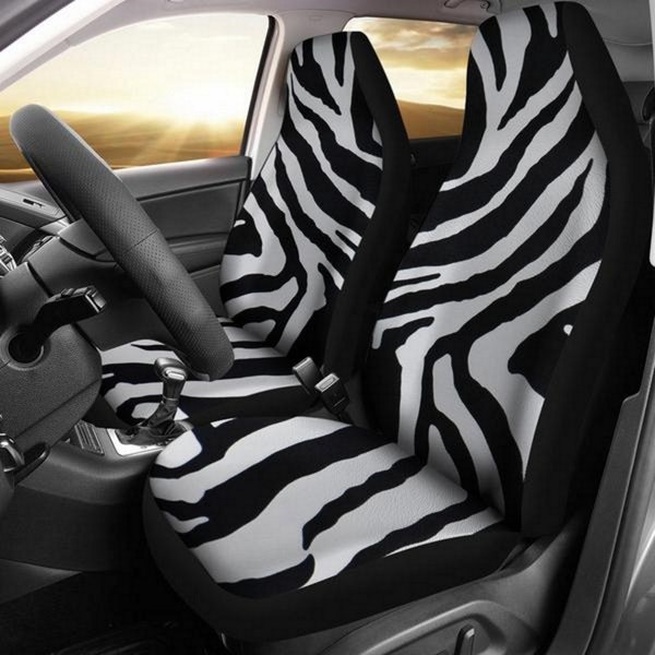 Wildlife Art, Animal Print, Zebra Print, Zebra, Wildlife, Paw Patrol-Car Seat Covers, Car Accessory, Gift for Her, Custom Seat Covers