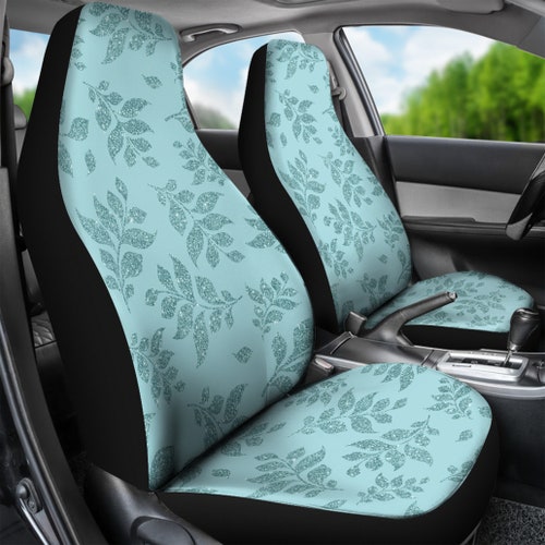 Blue leaf Custom Car retailer Seat Covers, Mother's Day Gifts for idea Cute Car Acessories Seat Cover