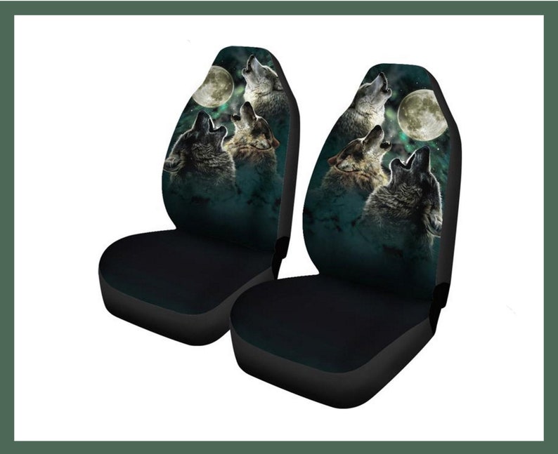 Wolves Howling Universal Fit Car Seat Cover Car Accessories Etsy