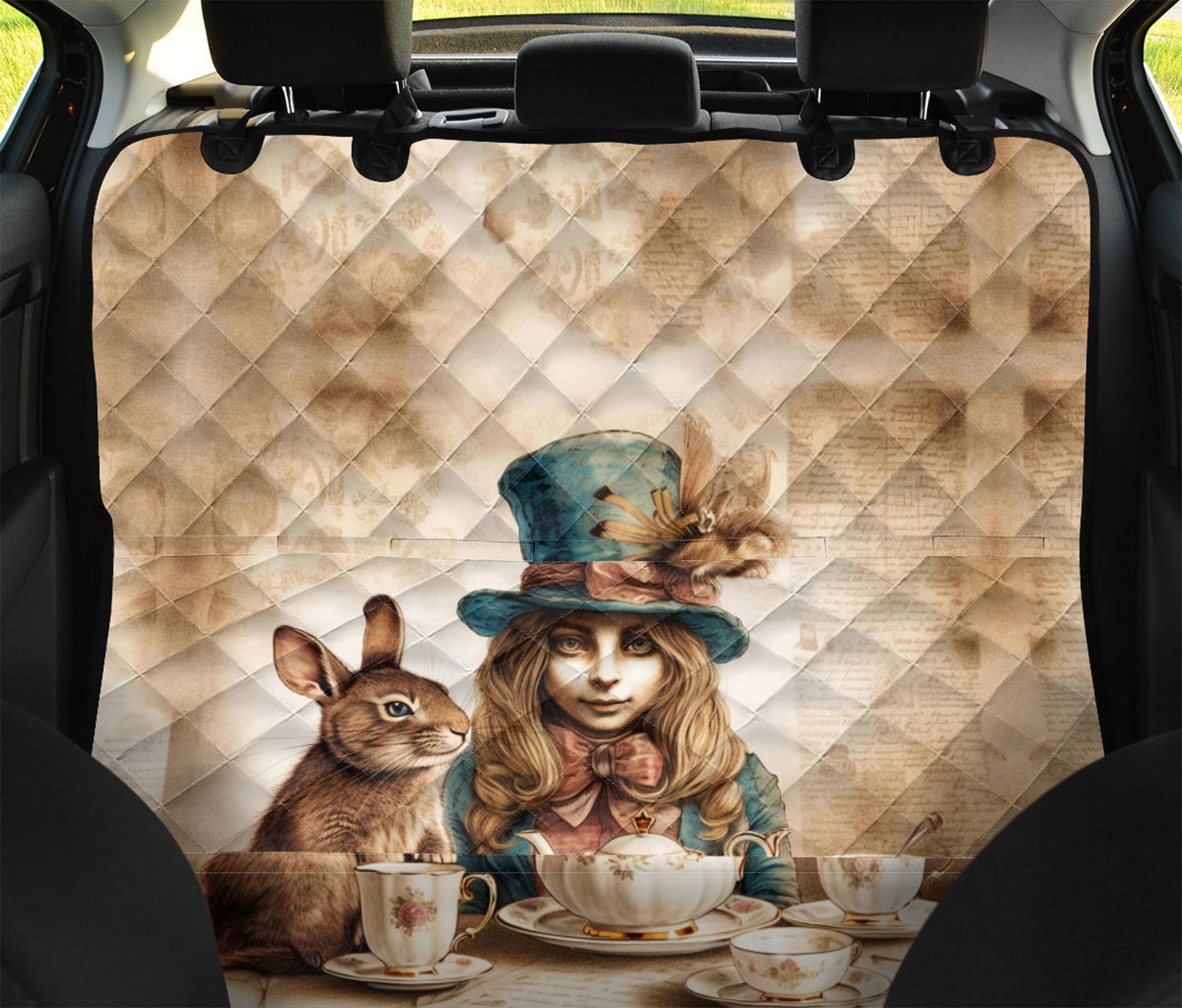 Alice im Wunderland Custom Car Sitzbezüge, neue Auto Geschenke für Idee  Goth Sitzbezüge nach Maß Bezug - .de