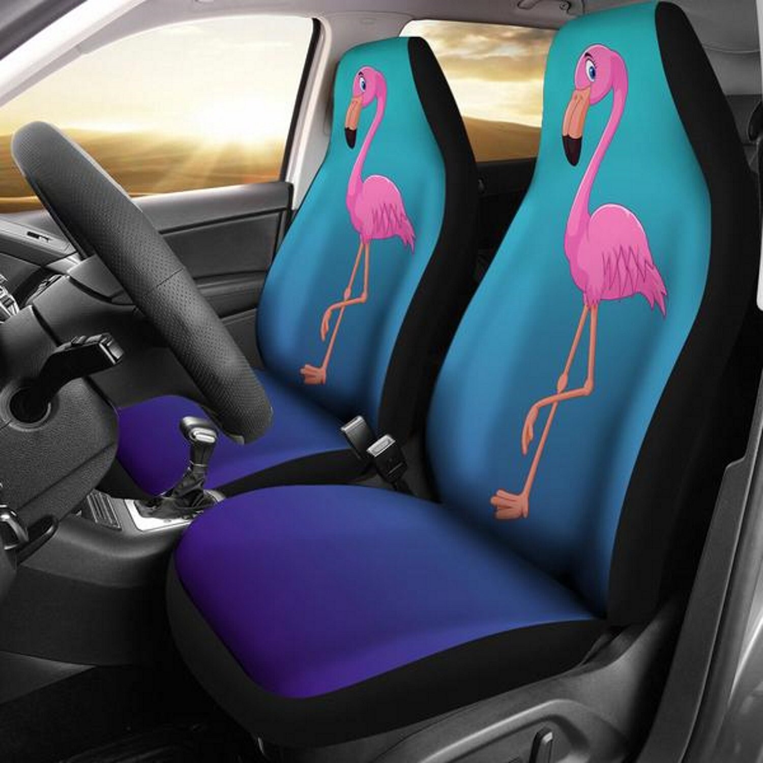 Pink Flamingo Flamingos Pink Flamingo Gift car Seat Covers Car Accessories Gift for Her Custom Seat Covers Custom Made Cover Etsy New Zealand