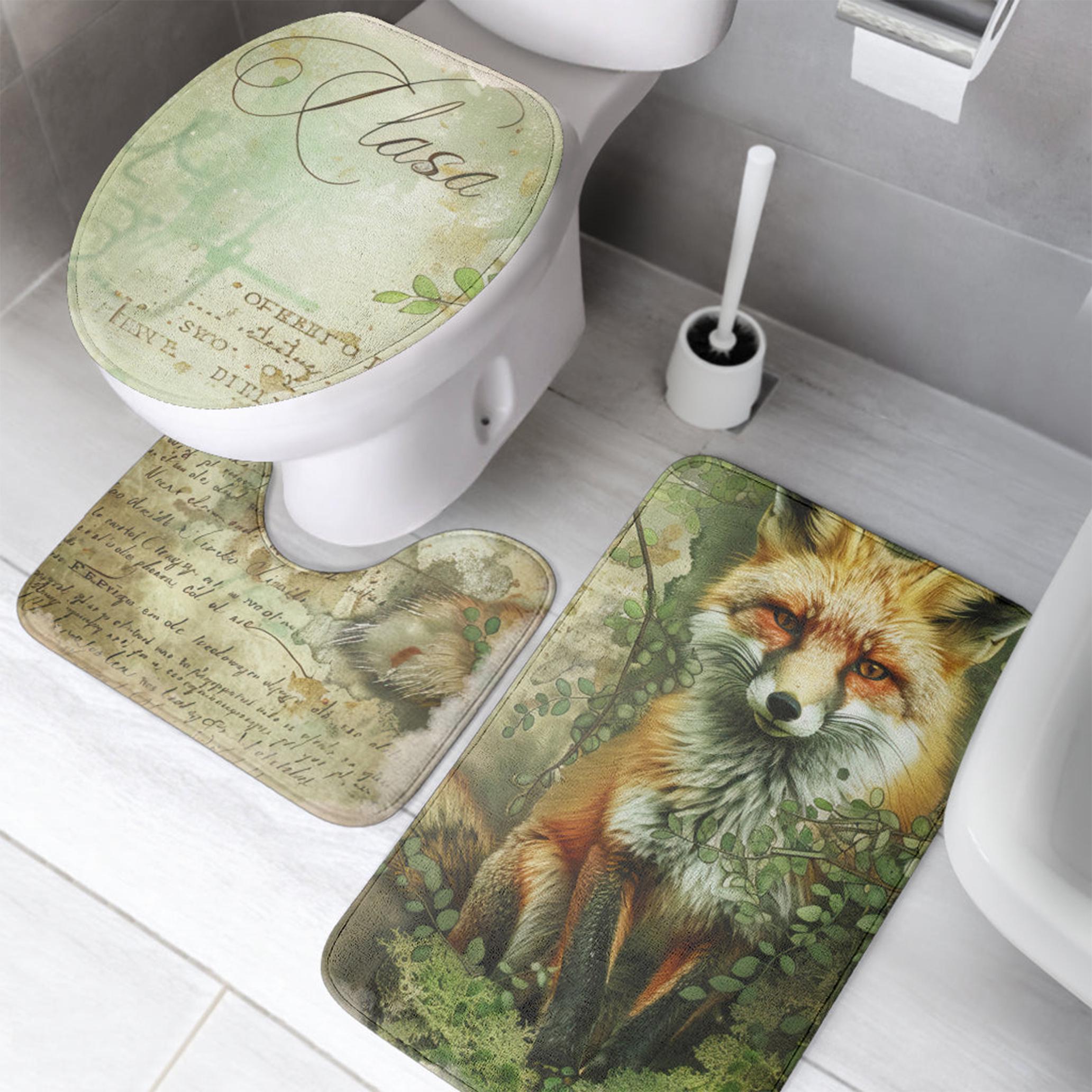 Enchanted Forest Guardian Fox Bathroom Set, Home Decor Gifts for Her ...