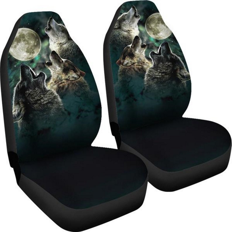 Wolves Howling Universal Fit Car Seat Cover Car Accessories Etsy