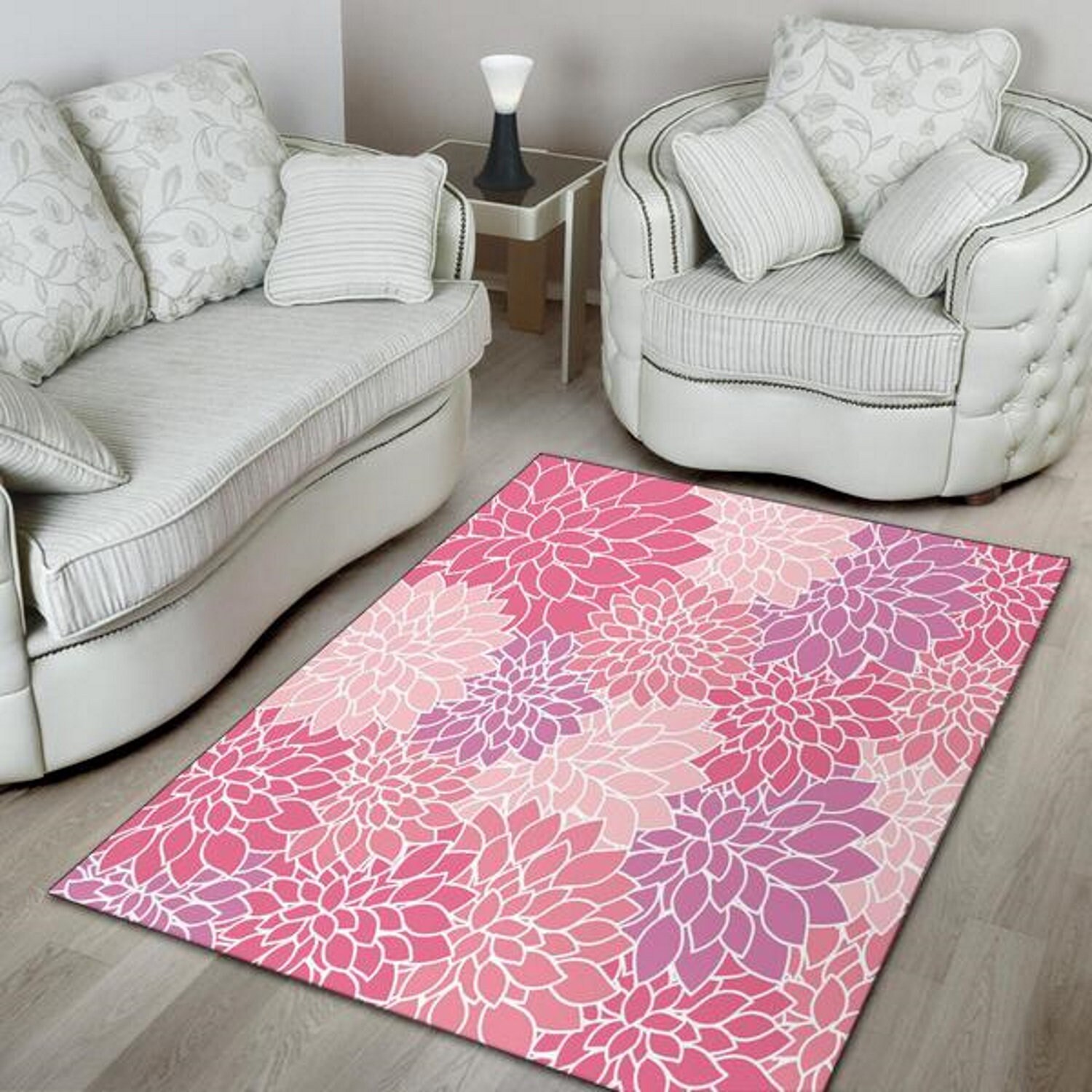 Chrysanthemum Area Rug Floor Carpet Rug Made to Order Etsy