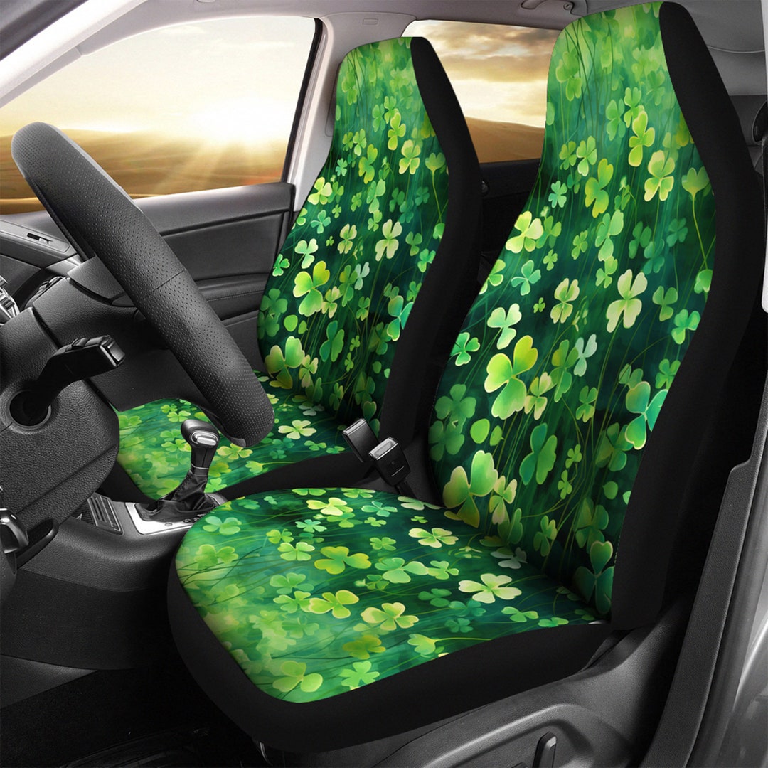 Shamrock Meadows Car Seat Covers, Custom Made Cover New Car Gifts for