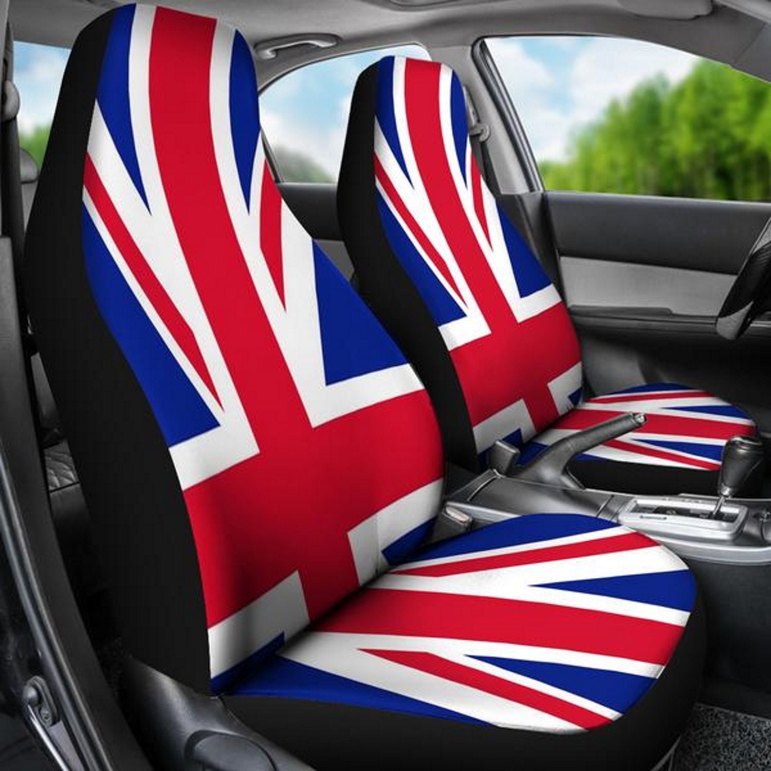 Union Jack Flag, Distressed Flag, Patrioticcar Seat Covers, Car Accessories, Gift for Her