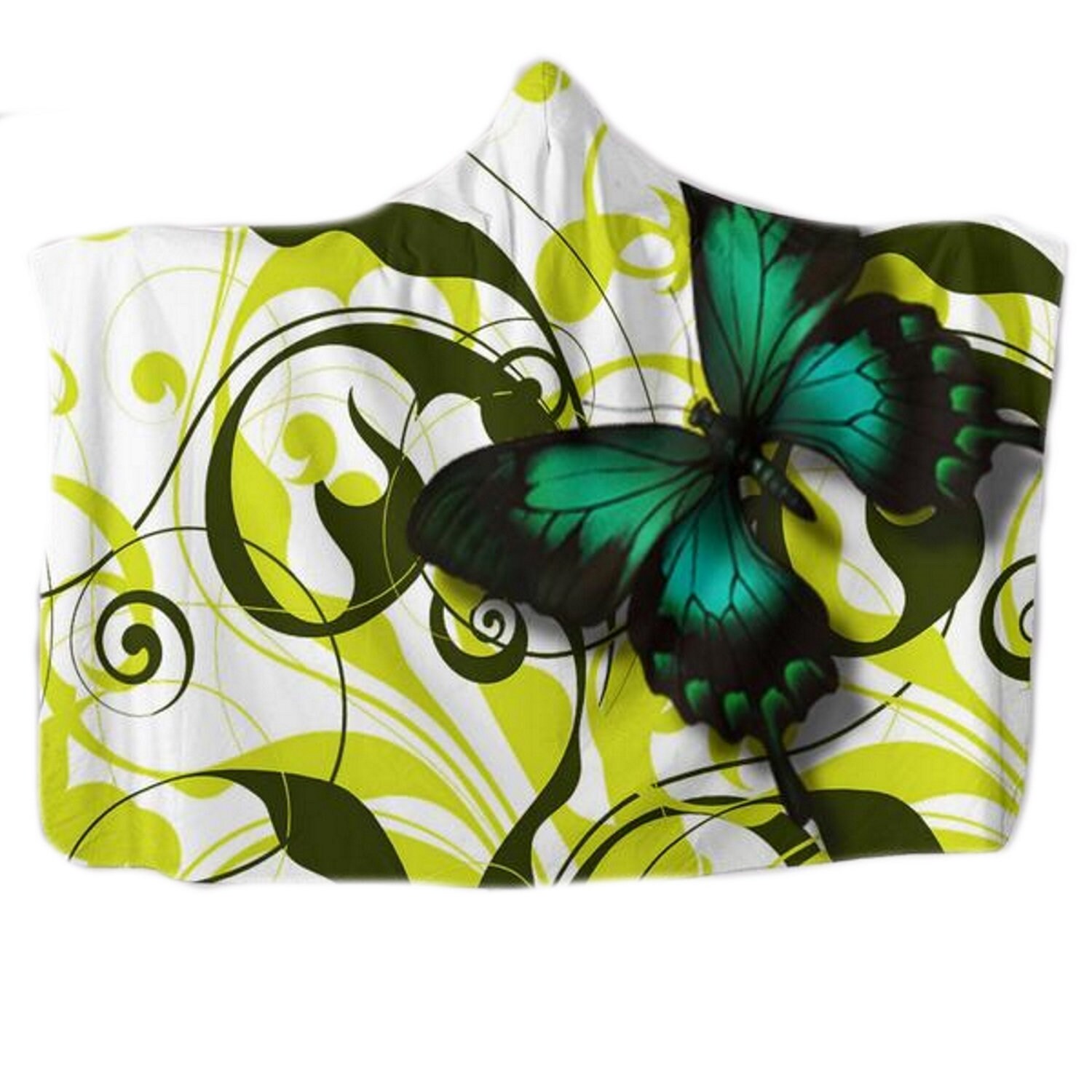 Butterfly Butterflies Hooded Blanket Throws and Blankets Etsy