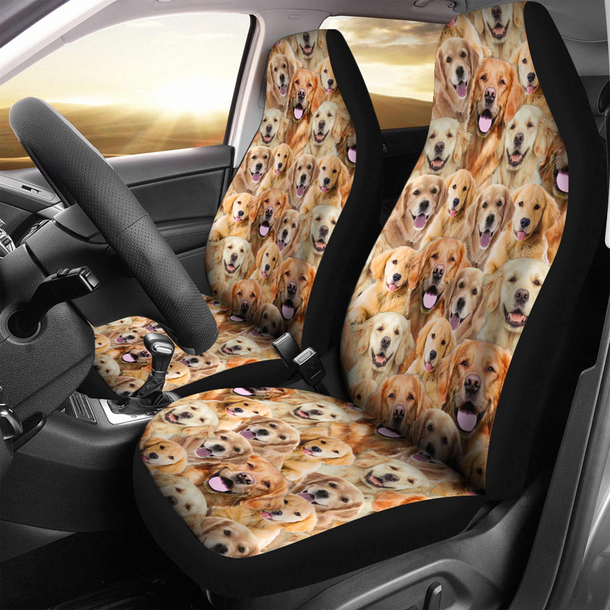 Golden Retriever Car Seat Covers