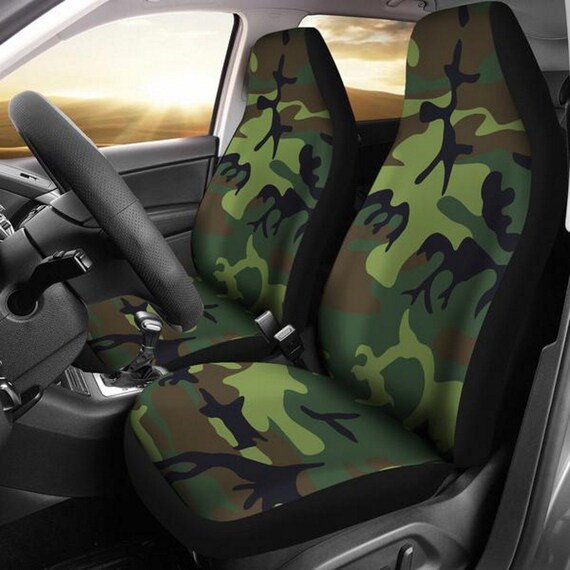 Camo Autositzbezug, SUV Sitzbezüge, Camouflage Autozubehör,  Vordersitzbezüge, Autositzbezug Set, Sitzbezüge für Jäger - .de